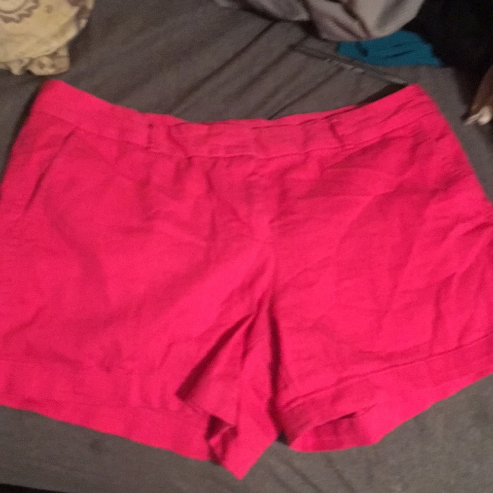 pink cargo shorts